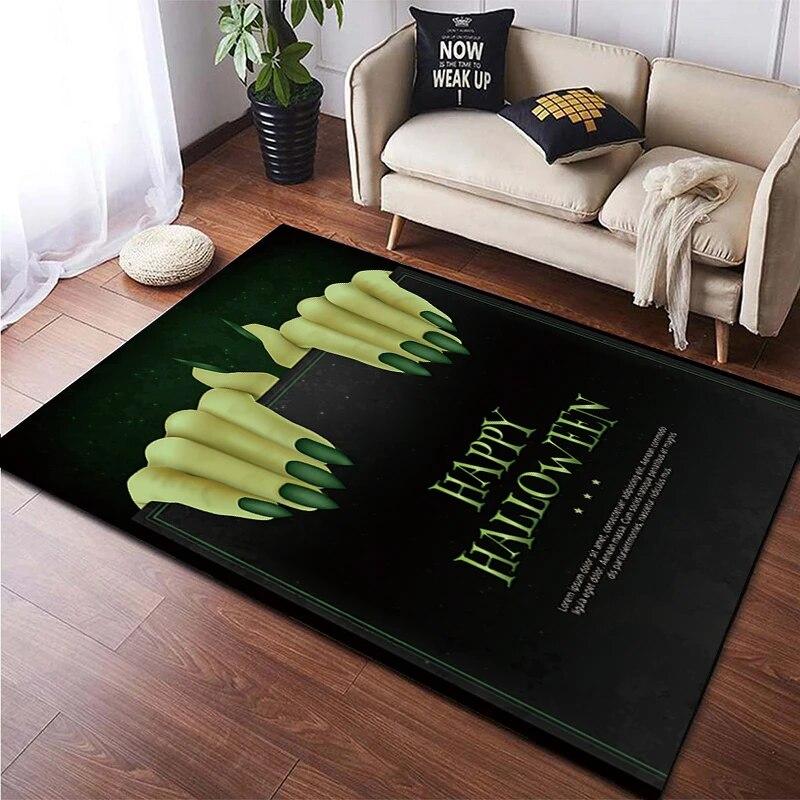 Halloween New Year Gift HD Printing Area Carpet, Living Room Sofa Decorative Carpet, Anti-skid Mat, Alfombras Direct Shipment