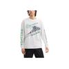 Coach SS25 Surf Print Long Sleeve Cotton T-Shirt Unisex Tops White CBD31-Y05