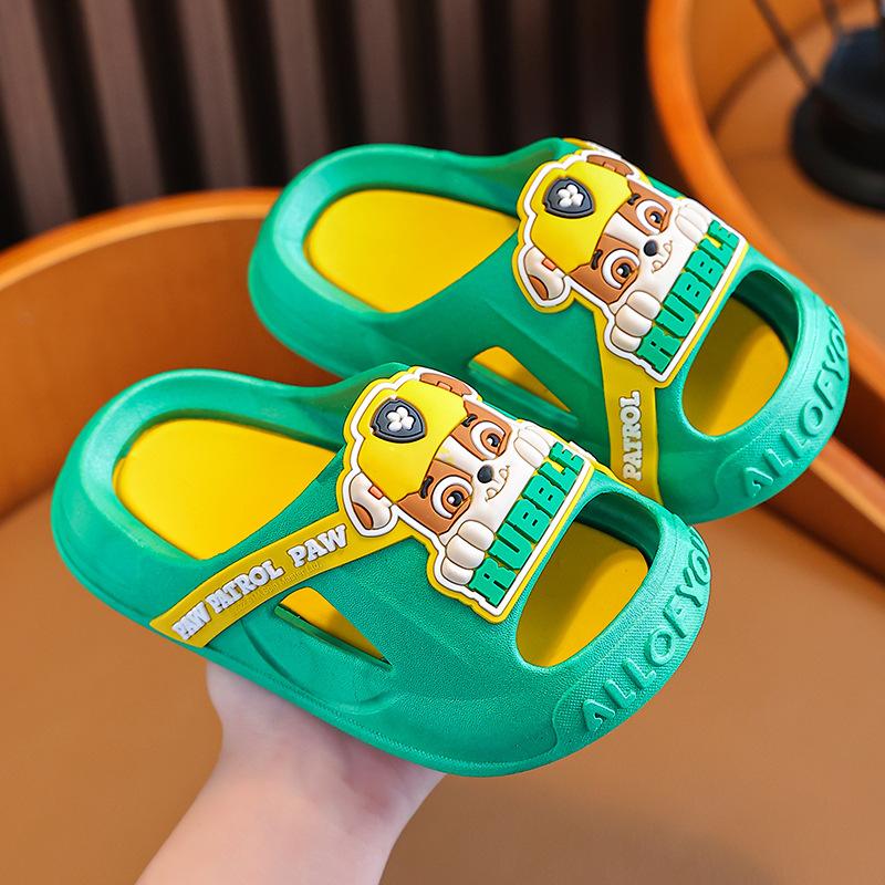 Paw Patrol Children's Slippers Summer Boys Kids Bath Non-Slip Indoor Big Kids Girls Baby Cool Slippers