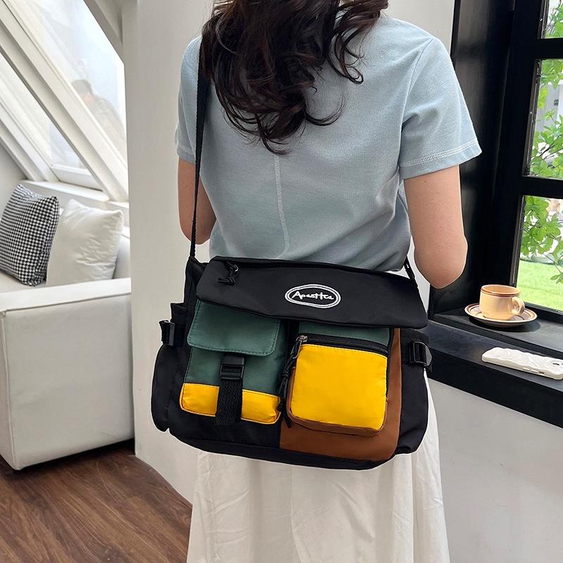 IELGY Women's Simple Trend Large Capacity Shoulder Casual Fashion Messenger Bag