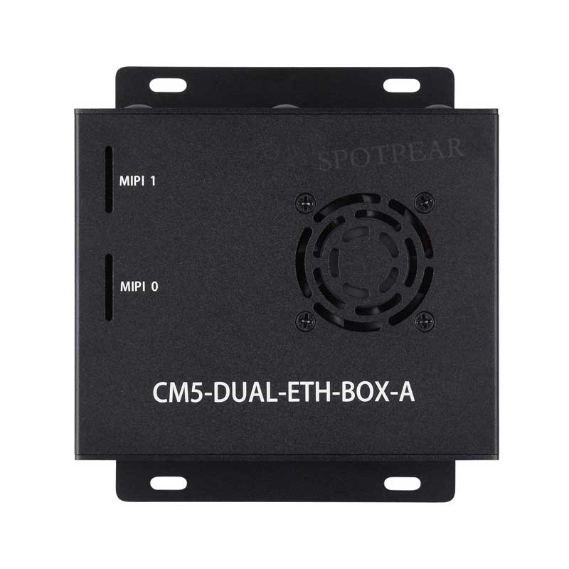 Raspberry Pi CM5 Gigabit/2.5G Dual Ethernet Expansion Board with RJ45 GPIO IO Base