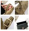 Trendy Women's 2024 Textured Crossbody Shoulder Bag
