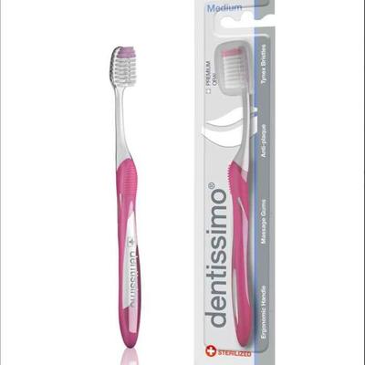 Dentissimo Medium Antiplaque Action (Pink) (40G)