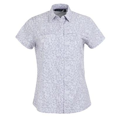 Womens/Ladies Travel Meadow Floral Packaway Short-Sleeved Shirt