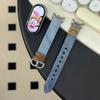 Applicable To Xiaomi Mi Band 10/9/nfc Strap 8th Generation Watch with Pin Buckle Fashionable Cartoon Maruko Denim Wristband