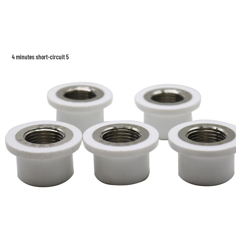 PPR Inner Thread Fitting Remover, 4-Point, 20mm, Extended Die Head, Hot Melt Crack Repair Tool for Water Pipe Threads.