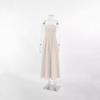Autumn 2024 European & American Strapless Solid Color Slimming Dress with Personalized Design