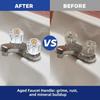 2pcs Durable Faucet Handles Replacement Kit Bathtub Knobs Parts Professional Faucet Knobs  Bathroom