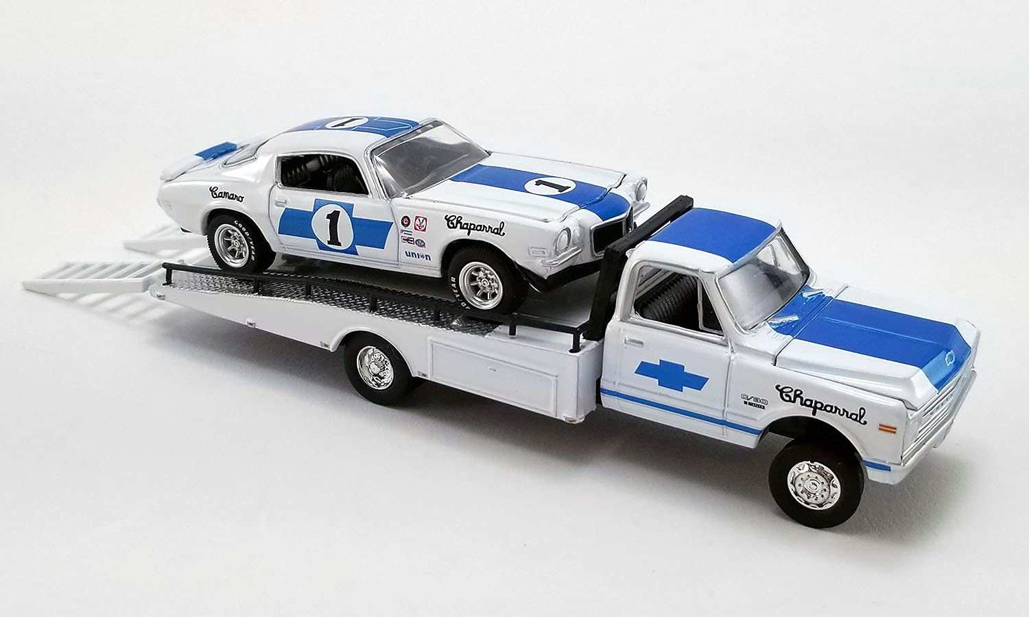 

ACME Chaparral Chevrolet Рамповый грузовик 1967 Trans Am Camaro 1970 CHEVROLET Рамповый грузовик TRANS AM CAMARO 1/64 C-30 + [Б/у]