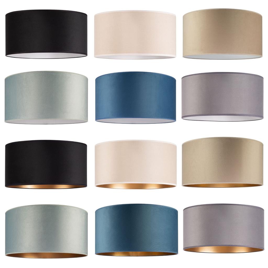 Lampa tornado amb welur czarny