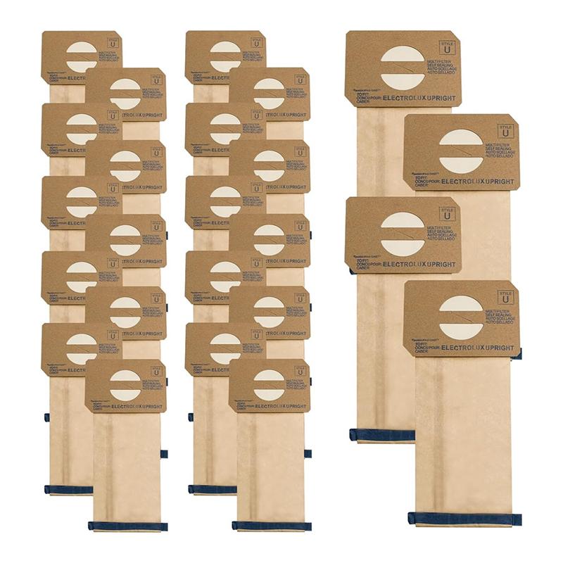 

A65T-Vacuum Bags Micro-Filtration 24-Pack Replacement For Electrolux Upright Style U& Aerus For Discovery коричневый