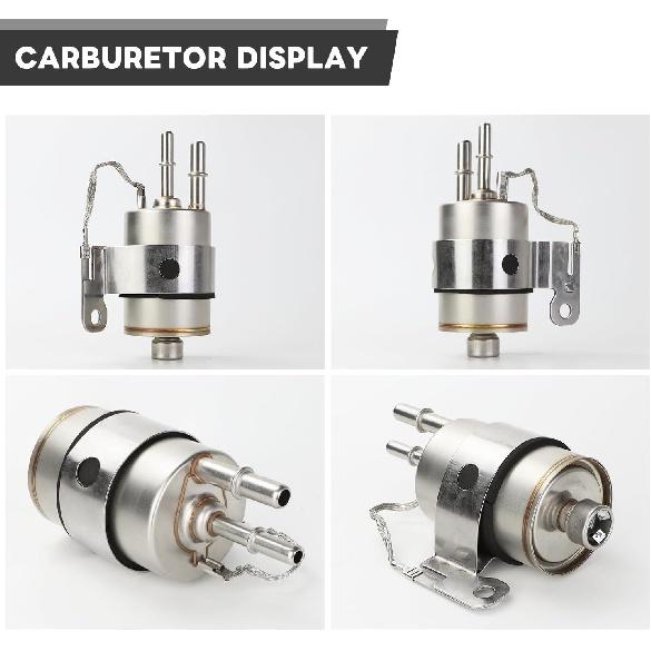 58 PSI Fit Fuel Filter Regulator Kit For LS Swap EFI Conversion Corvette C5 5.3 Chevy Fuel Pressure Filter With Return AN-6 Fittings 3/8'' 5/16'' EFI