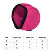No Flap Ear Wrap Adjustable No Shake Ear Wrap with Calming Hoodie Pet Ear Cover Muffs for Bathing Grooming Drying & Noise Relief