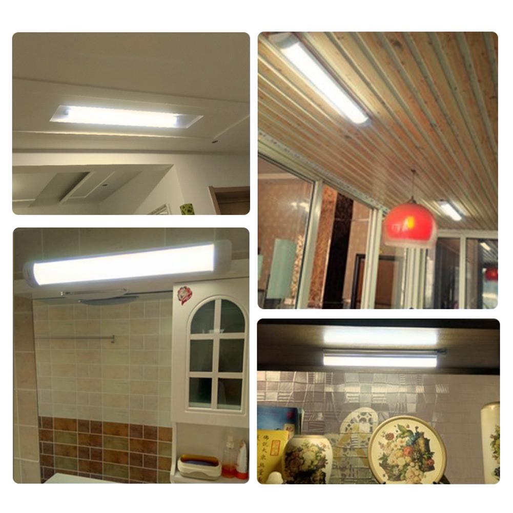 LED Armatür Şerit Işıklar IP65 Hava Koşullarına Dayanıklı Korozyona Uğramaz Garaj Atölye 4000K 2ft 27W AC185 260