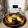 1 Stück Naruto Stuhlteppich für das Büro, rutschfest, maschinenwaschbarer Teppich für das Büro, Raum-Urlaubsdekoration für Weihnachten, Geburtstag, Polyester