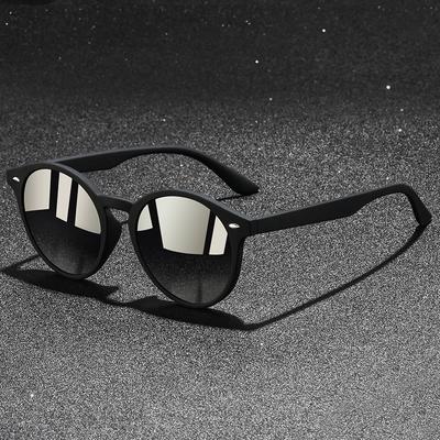 Fashion Classic Rotundity UV400 Sunglasses Men Women Driving Fishing Colorful Trendy Lightweight Outdoor Goggles