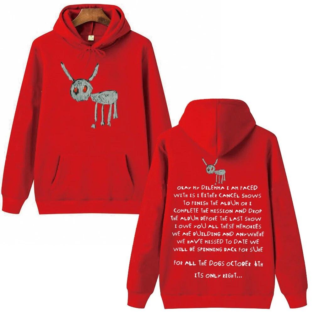 For All The Dog New Album Drake Hip Hop Music Hoodie Unisex Woman Harajuku Pullover Tops Streetwear Fans Gift Unisex