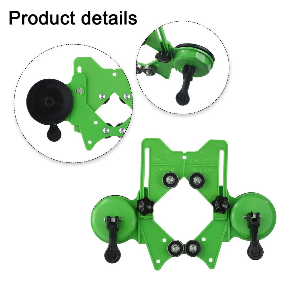 As Shown The Picture Glass Tile Drill Guide Stable Positioner Thickened Rubber Sucker Closed Bearing For DIY Projects
