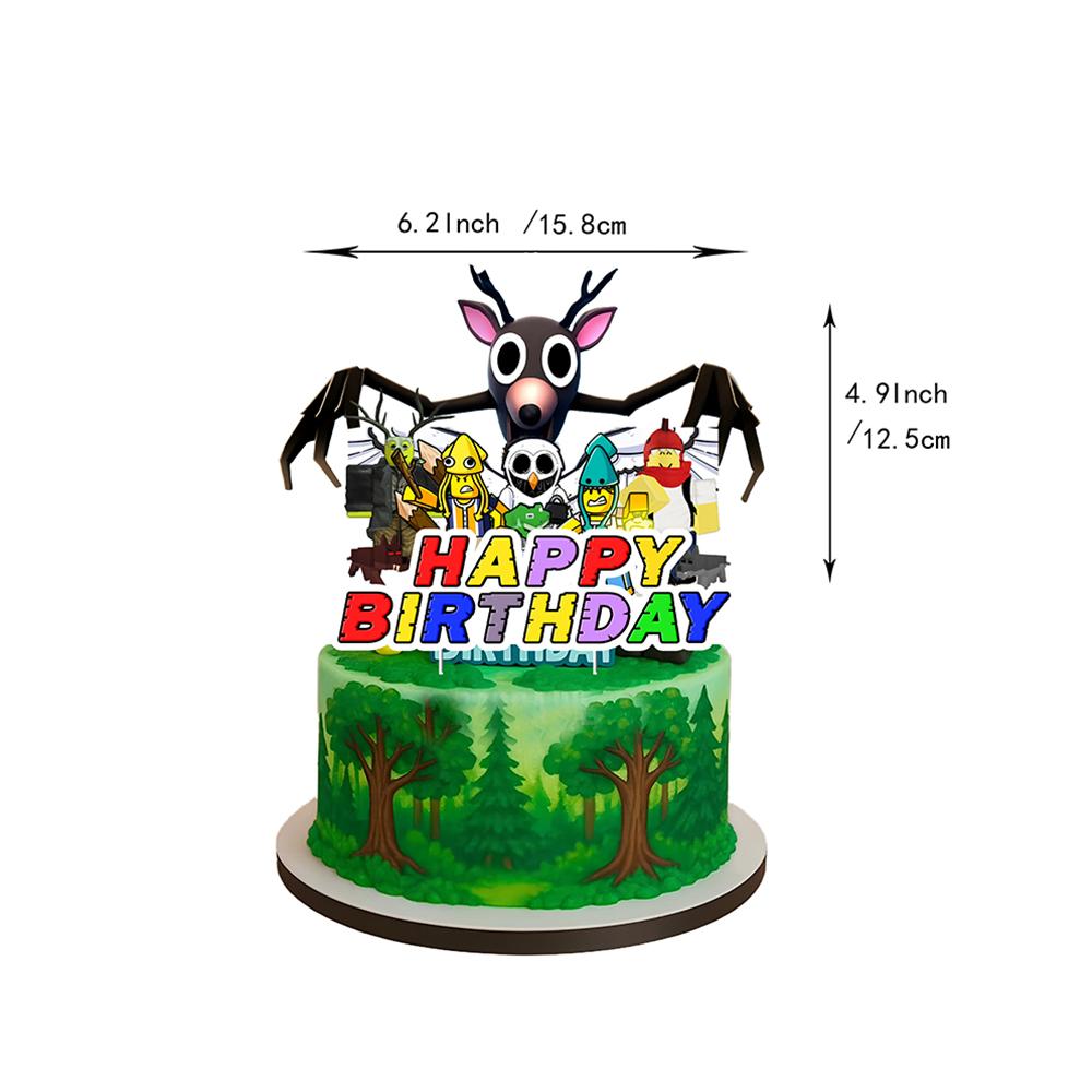 30pcs Game Theme Party Supplies Set Includes Banner, Cake Topper, Balloons