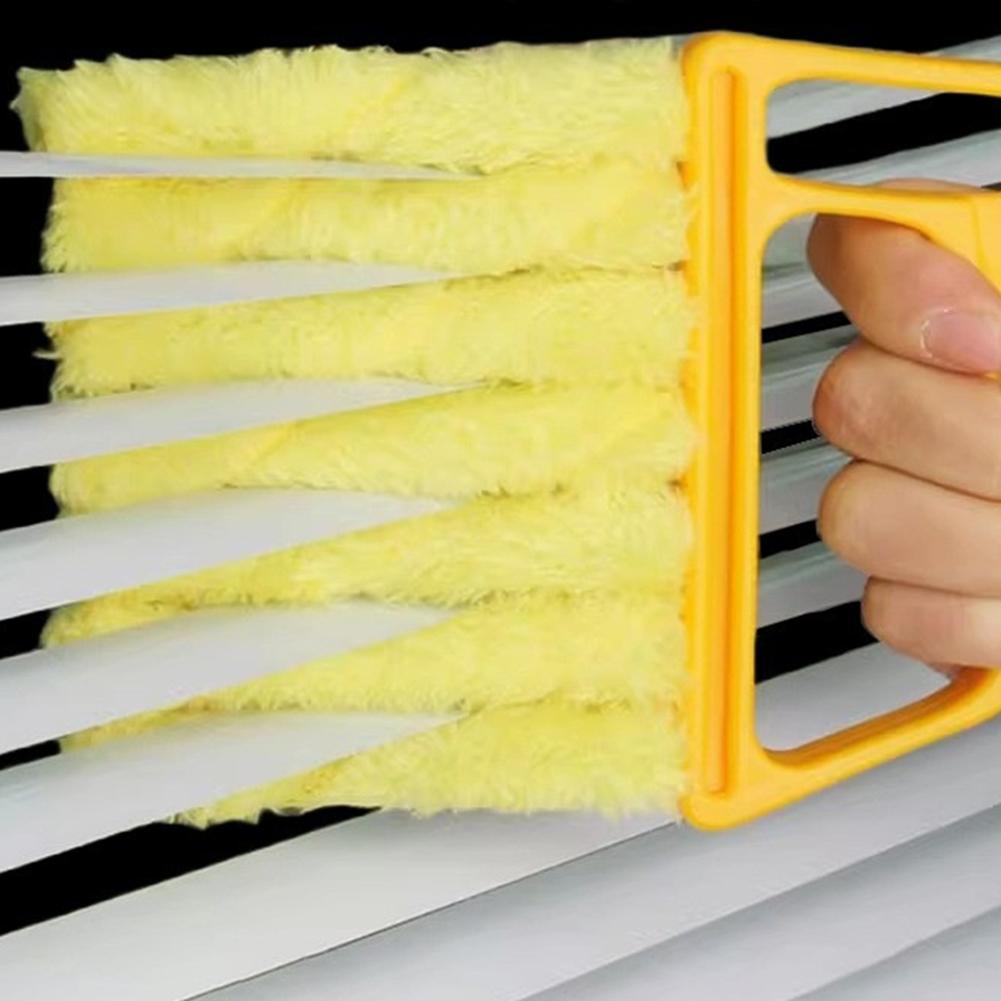 Handheld Brush for Cleaning Difficult Areas Like Blinds and AC Outlets