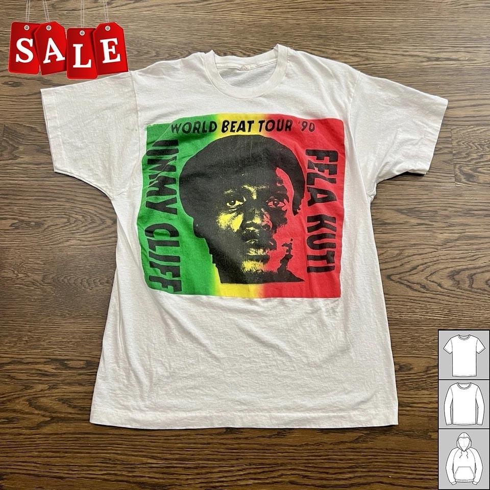 

New Popular JIMMY CLIFF amp FELA KUTI World Beat Gift For Fans TH389 Unisex T-Shirt S