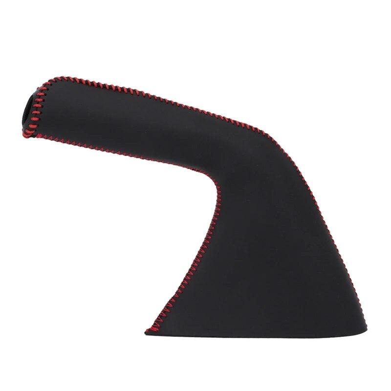 כיסויי אחיזת בלם יד לרכב למאזדה 3 2011 עור אוטומטי בלם יד כיסוי ידית מגן שרוול אביזר פנים לרכב