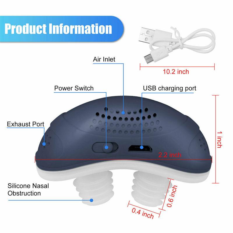 Micro Electric Noise Anti-snoring Device Sleep Apnea Stop Snore Aid Stopper