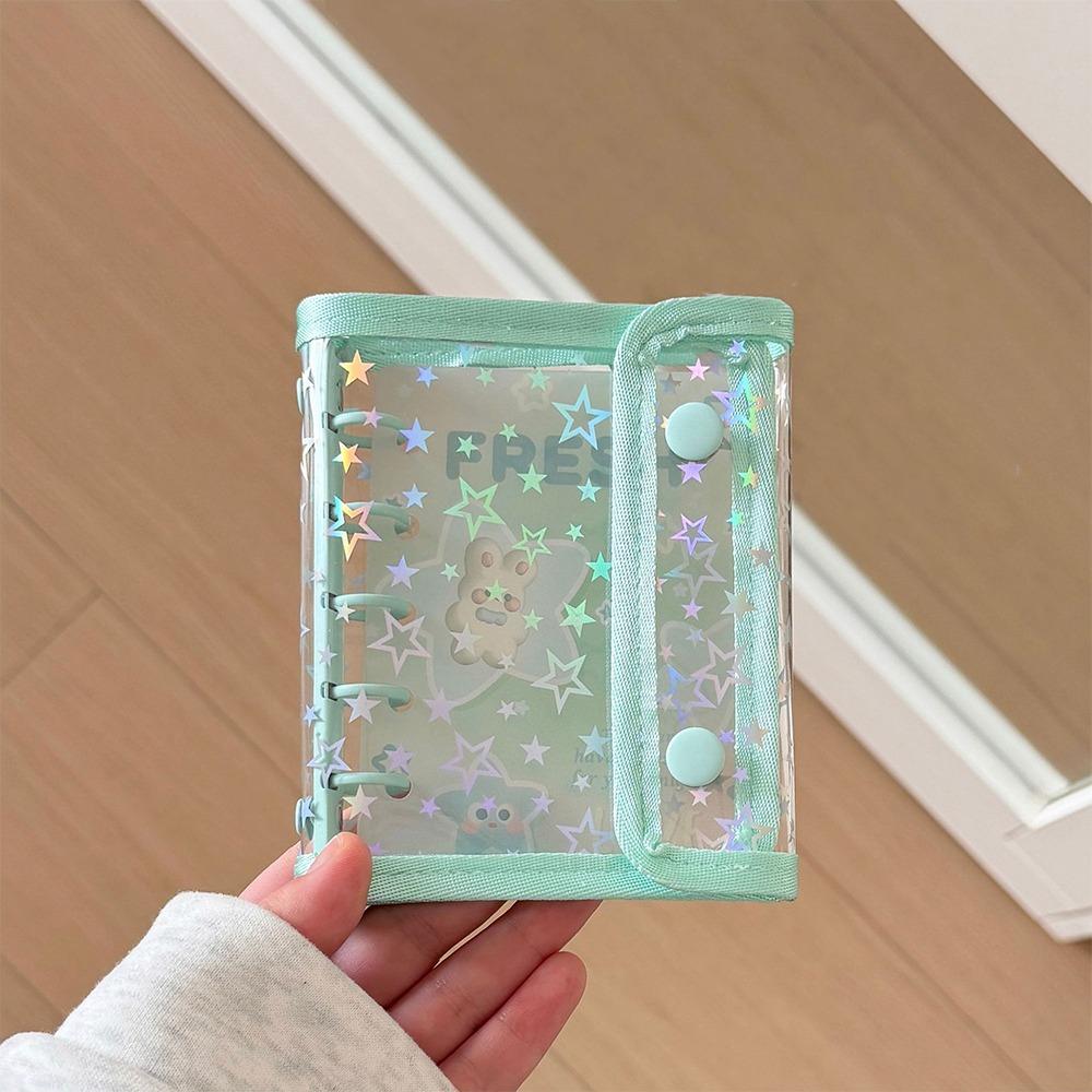 

PVC Cover Photo Card Holder Loose-leaf Card Protective Case Office Stationery