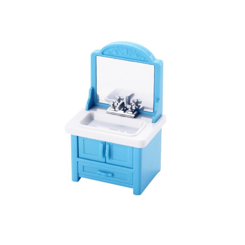Mini Bathroom Vanity Set for Pretend Play
