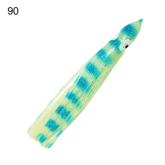 Set da 5 pezzi 9 cm Esche finte luminose morbide a forma di polpo Attrezzatura da pesca