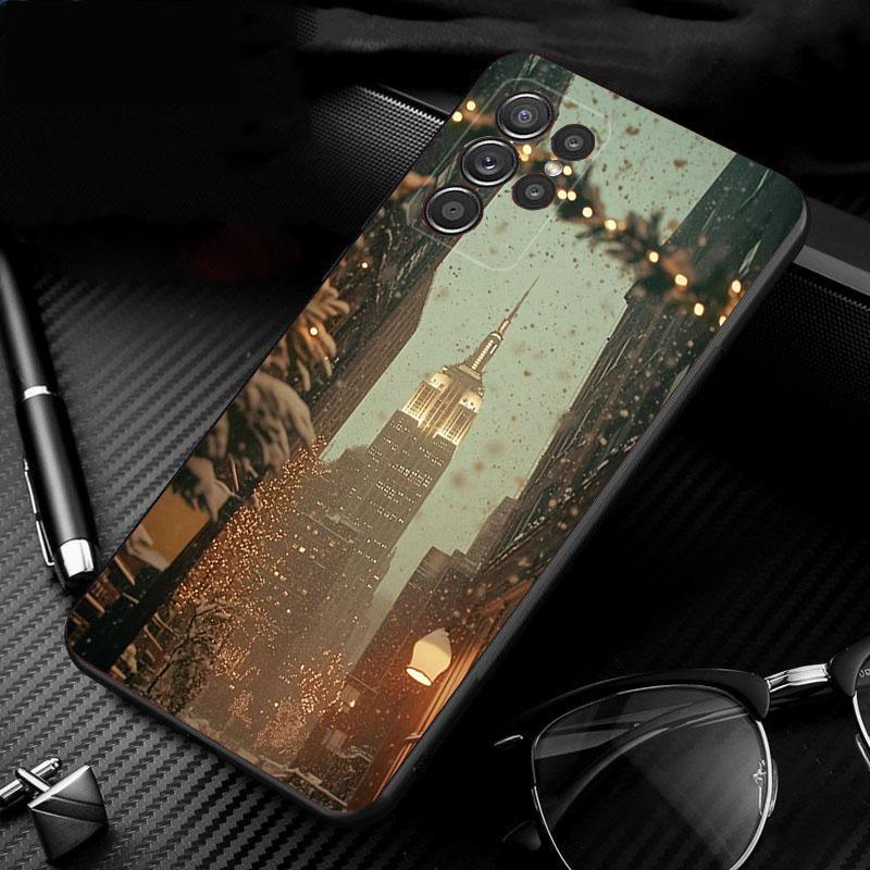 

Phone Case For Samsung Galaxy S26 S25 S24 S23 S22 Ultra S23 S22 S25 Plus S24 FE S26Edge Winter Snow Light Sceneary S26 Ultra