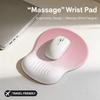 Thickened Ergonomic Mouse Pad Breathable Wrist Support Mouse Mat Cozy Wrist Rest Mouse Pad  Office