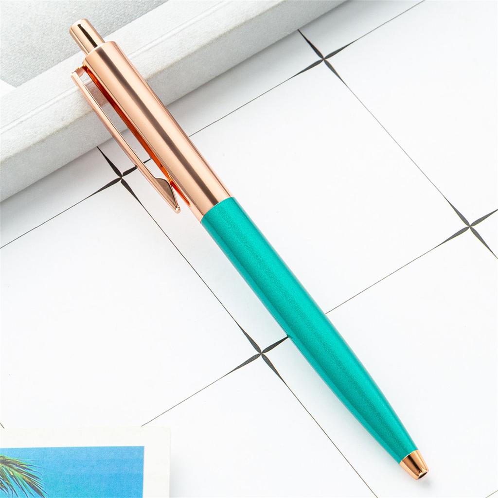 6Pieces Retractable Ballpoint Pen Office Writing Pen Signature Pen Smooth to Write Guest Sign In Pen for Hotel Reception