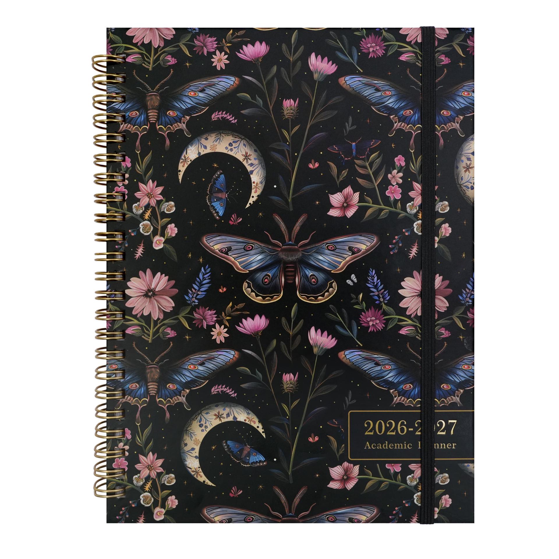 A5 Coil Notebook: Mid-Year 2026-2027 English-Chinese Weekly Planner, Customizable A5