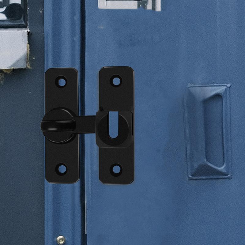 Barn Door Lock Heavy Duty Bar Door Lock Stainless Steel Safety Latches Household Gate Protection Tool For Shutters Shed Room