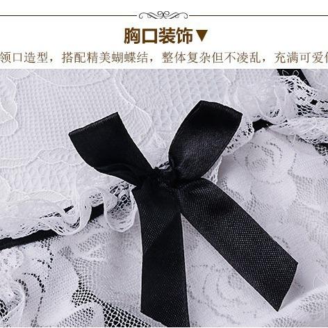 Sexy lingerie passion seduction maid uniform suit super sexy transparent lace pajamas clothes women