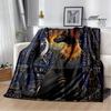 3D Egyptian Pharaoh Oracle Black Cat Printed Blanket Warm Flannel blankets Home bed linings blankets for beds Birthday Gift