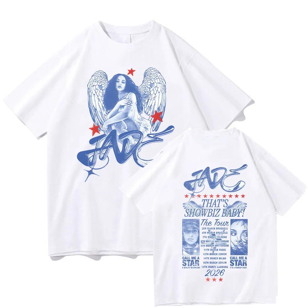Das ist Showbusiness, Baby! Tour 2026 Dateback T-Shirt Jade Thirlwall T-Shirts Sommer Baumwolle Hohe Qualität Neu Vintage Punk Kleidung Oberteil Unisex
