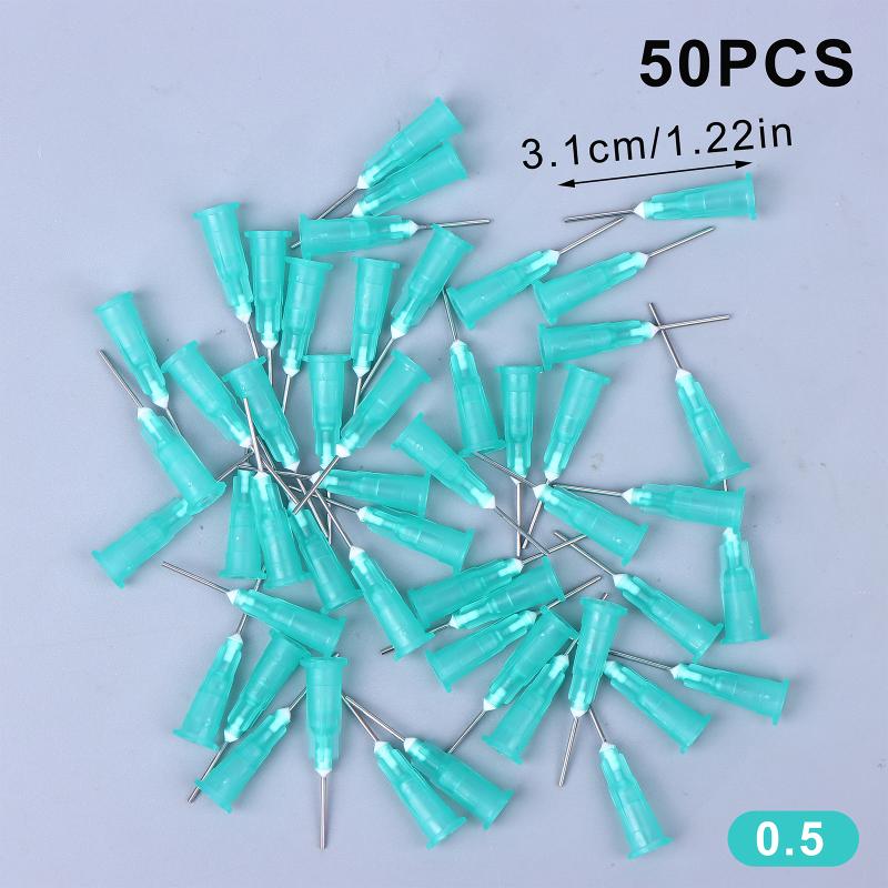 Airbrush Kit with 50ml Bottle & 0.2-0.8mm No-Clean Disposable Nozzles - Spray Tool Module