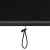 Anthracite Outdoor Roller Blind 180 x 250 cm Fabric and Aluminum