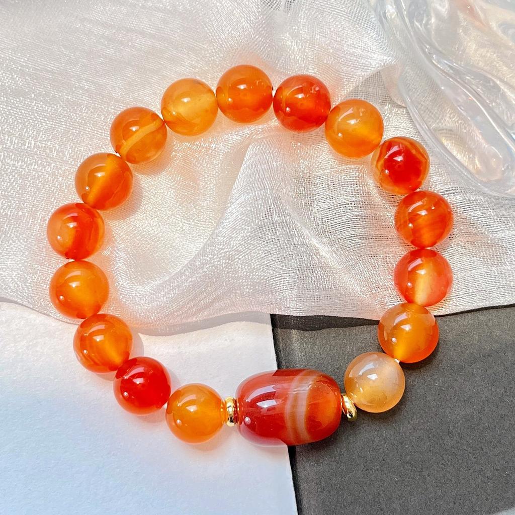 Eis durch natürlichen Chalcedon Design Armband Armband