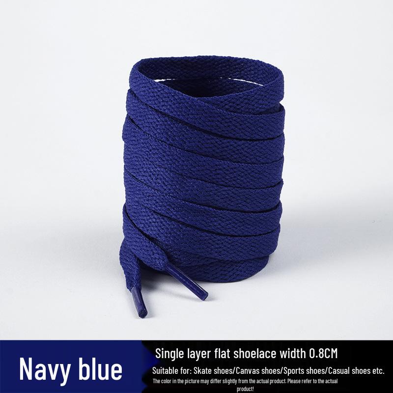 Ploché tkaničky do plátěných sportovních a skate bot, ležérních bot, malých bílých bot, unisex čistě bílé tkaničky