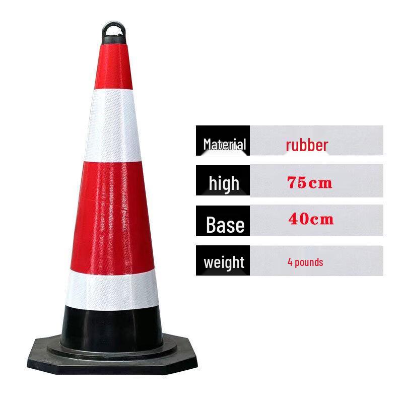 Reflective Rubber Safety Cone
