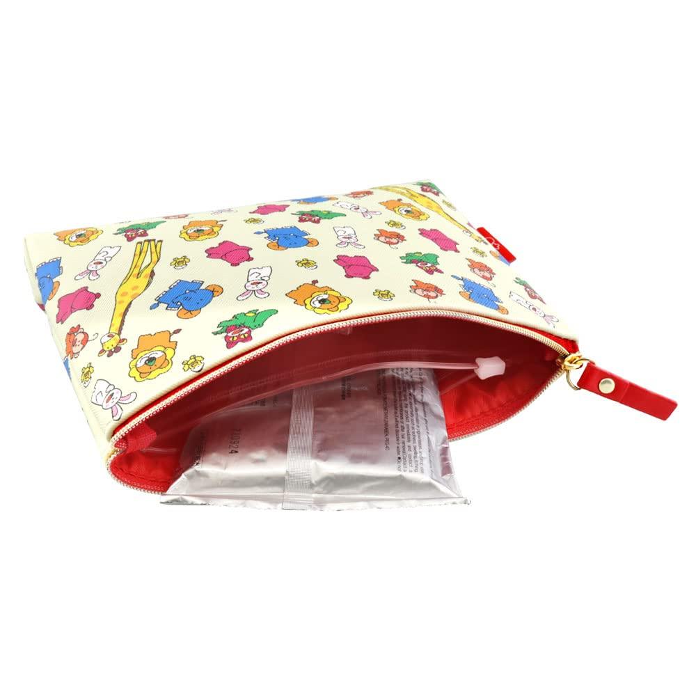 Sunstar Stationery Tabekko Animal Sheet Case Seapo Push S2318520 Pouch, Animal,