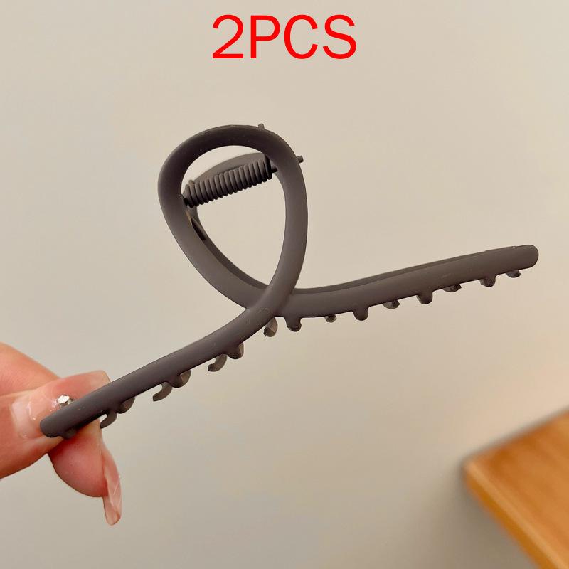 (87 Styles) 2pcs/ Set New Large Jelly Color Hair Clip Acrylic Hair Claw Shark Clamp For Women Girls Fashion Summer Updo Headwear Hair Accessories