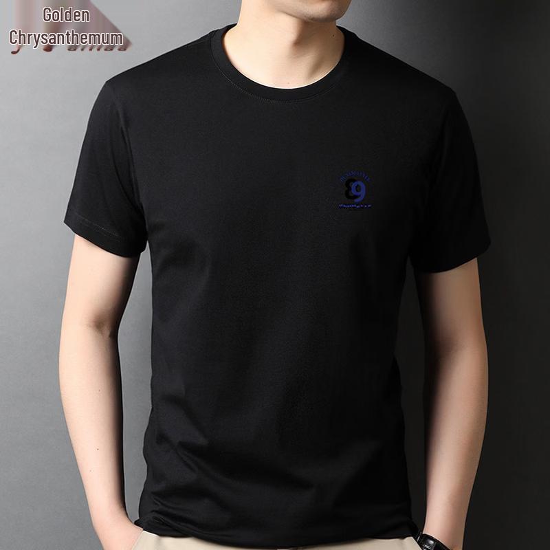 Jinju 2026 Men s Soft Cotton Short Sleeve T-shirt 4XL