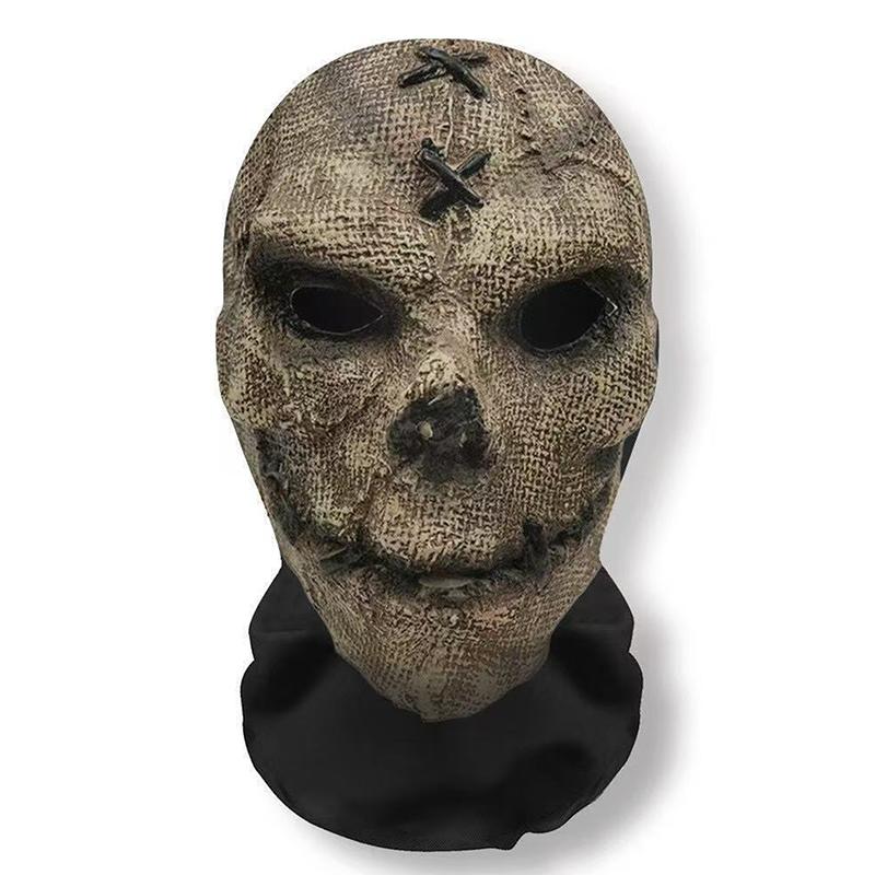 3D maska Ghost Face Halloweenské cosplay rekvizity Kukla Celá tvář Elastická síťovina Prodyšné Pokrývky hlavy Lebka Halloweenská hororová párty
