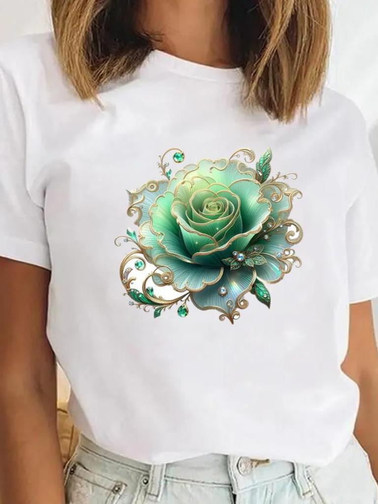 Nature Tshirt Butterfly Flowers Womens Tshirt Watercolor Print Tshirt Oversize Casual Tshirt Nature Lover Daily Streetwear