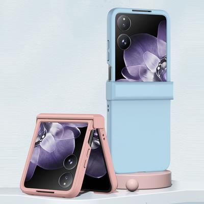 Einfarbige schlanke Handyhülle für Xiaomi Mix Fold4 Harter PC Bunte stoßfeste 3-teilige Klapphülle
