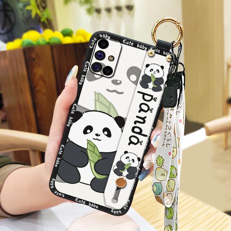 Anti-knock Protective Phone Case For Samsung Galaxy M31S/SM-M317F/M315F Fashion Design Durable Lanyard Back Cover Cute